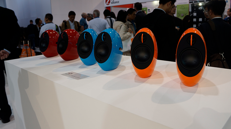 Illustration for article titled These Speakers Look Like Daft Punk Helmets